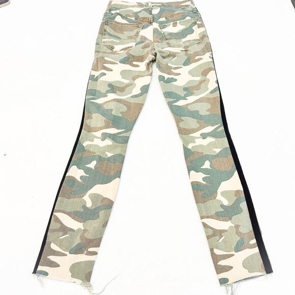 Mother High Waisted Looker Ankle Fray See Me Run Denim Jeans Size 24 - Picture 3 of 10